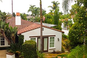 Photo of Encinitas SunPower SPR-X21-345-WHT solar panel installation by Sullivan Solar Power at the Van Biene residence